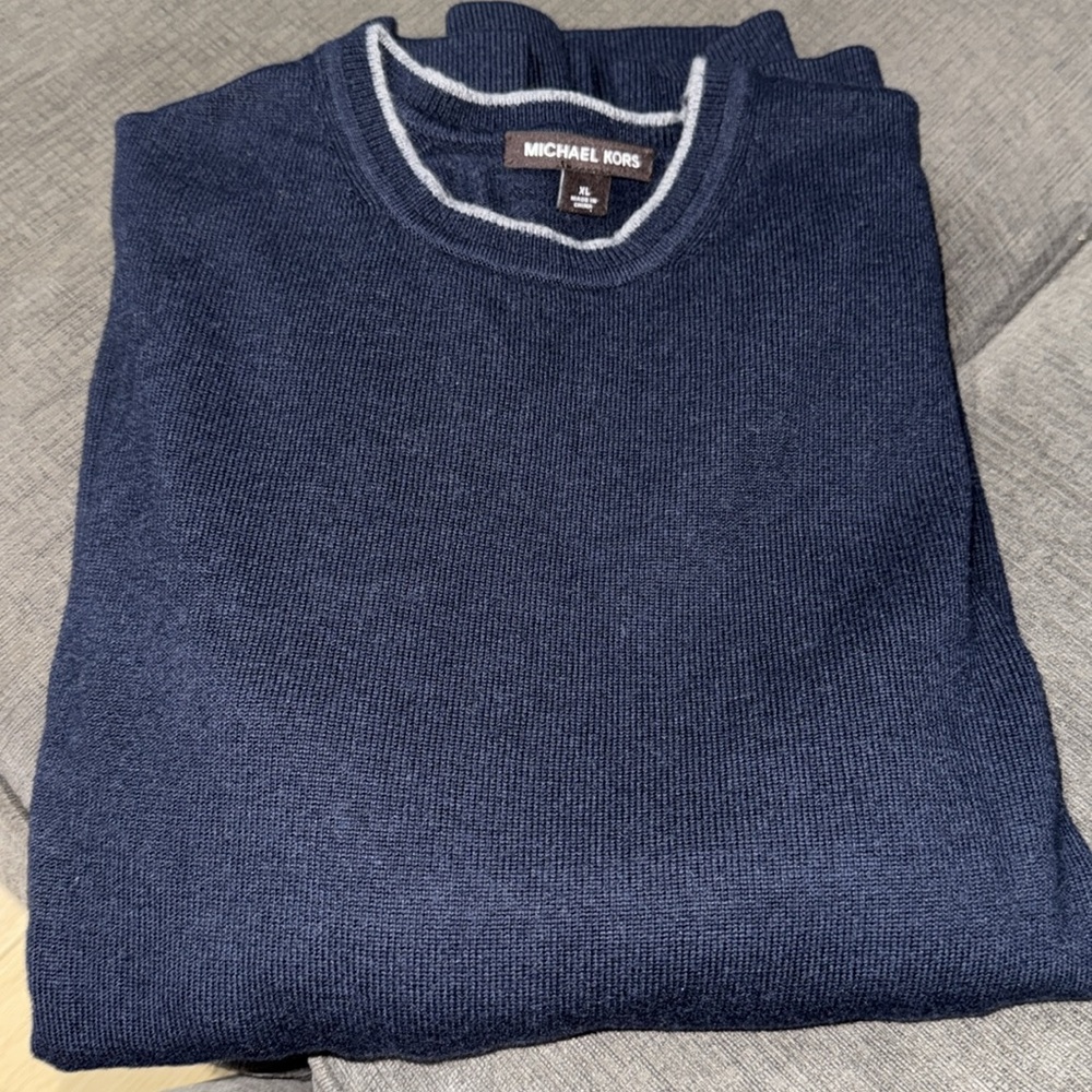 M Kors Men's Navy Sweater